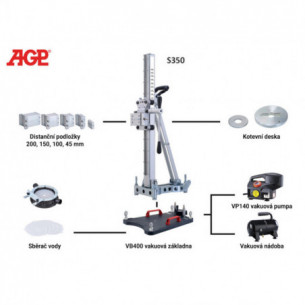 Stojan na vŕtačku AGP S350 2