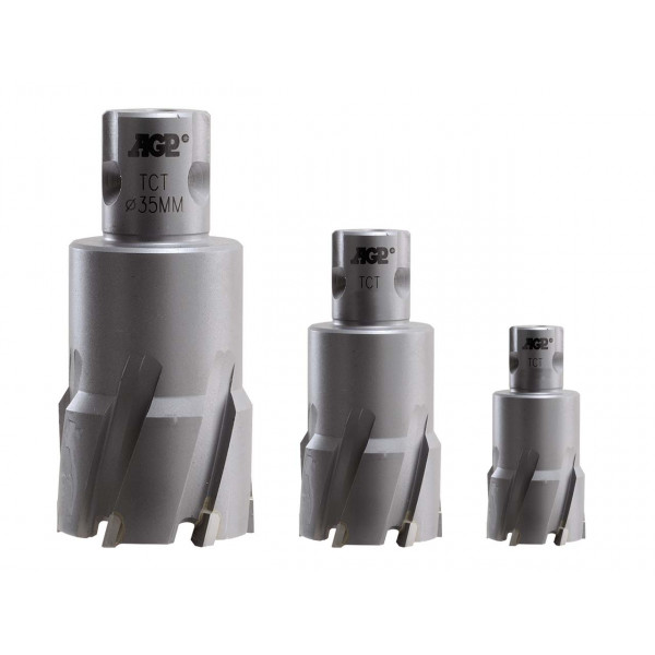 Jadrový vrták do kovu, hĺbka 35mm TCT Universal AGP