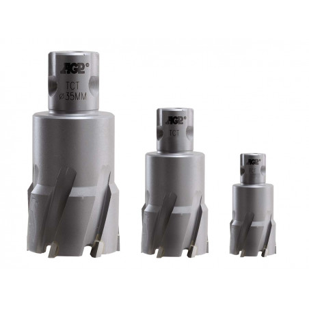 Jadrový vrták do kovu, hĺbka 35mm TCT Universal AGP