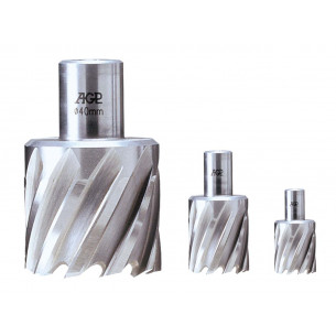 Jadrový vrták do kovu, hĺbka 50mm HSS Weldon AGP