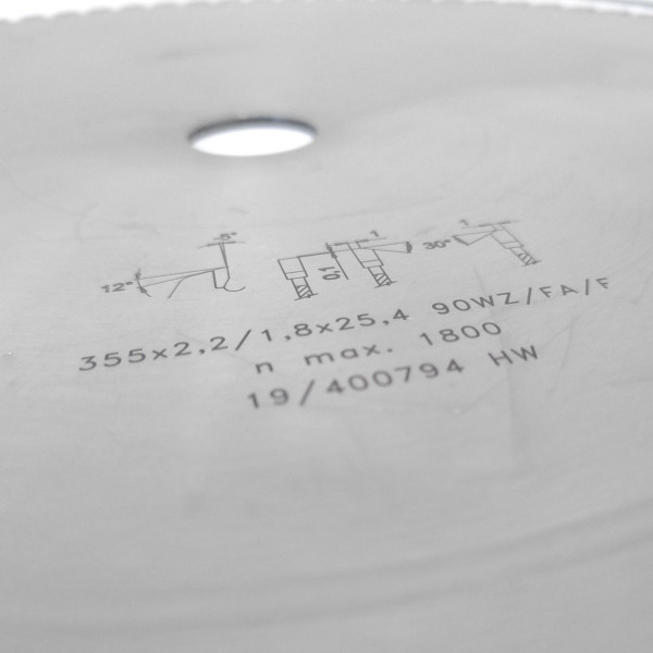 Pílový kotúč na kov HLINÍK (pre DRC355) - SK 5364 WZ METAL CUT 90Z