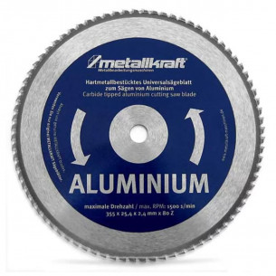 Pílový kotúč na HLINÍK (pre DRC355) - Metallkraft 80Z