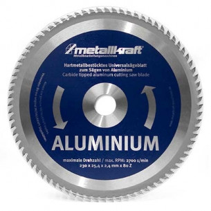 Pílový kotúč na HLINÍK 230mm (pre CS230) - Metallkraft 80Z