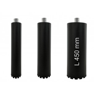 Diamantový jadrový vrták za mokra dĺžka 450mm