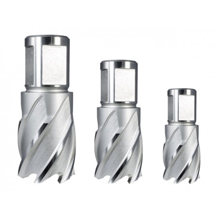 Korunkový vrták do kovu (Ø12 až 50mm, hĺbka 30mm) HSS Weldon SILVERLINE