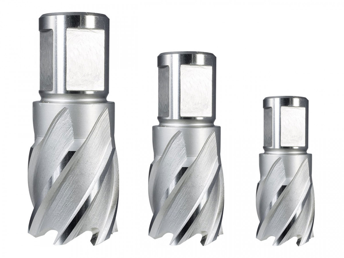 HSS Ringfräser; (L 55mm) (FI 12mm-40mm); Universalschaft (Weldon + Nitto