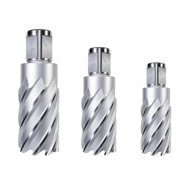 Korunkový vrták do kovu (Ø12 až 50mm, hĺbka 55mm) HSS Weldon SILVERLINE