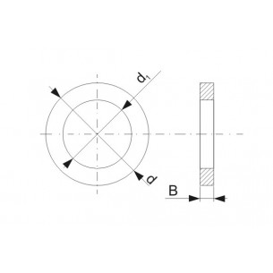 Redukčný krúžok pre pílové kotúče 2