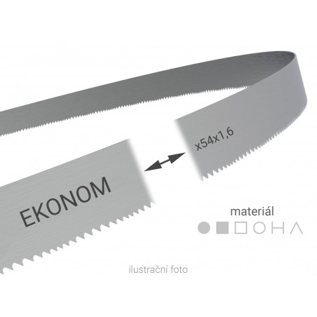 Pílový pás zváraný na mieru Wikus EKONOM 54x1,6mm