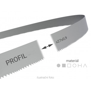 Pílový pás zváraný na mieru Wikus PROFIL 27x0,9mm