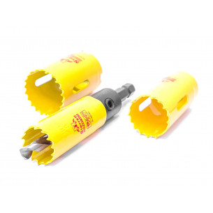 Bimetalová vykružovacia korunka (Ø14 až 30mm, hĺbka 41mm)...