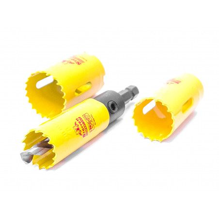 Bimetalová vykružovacia korunka (Ø14 až 30mm, hĺbka 41mm) HSS, Starrett FAST CUT