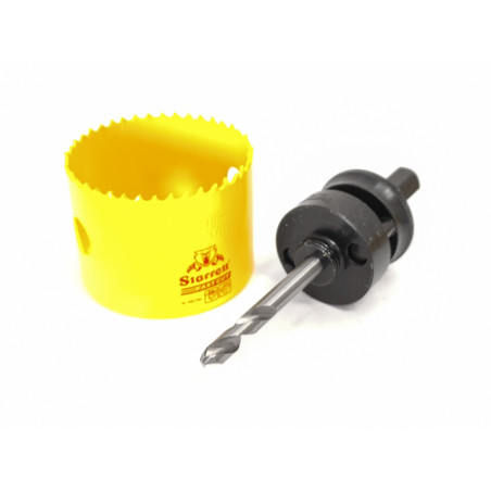 Rýchloupínací tŕň, unášač s HSS stredovým vrtákom pre korunky 32-210mm, stopka 8,75mm STARRETT