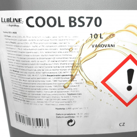 Chladiaca / obrábacia kvapalina COOL BS70 (10l)