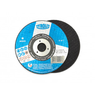 Rezný kotúč na oceľ a nerez BASIC 2v1, 100x2,5x16 Tyrolit