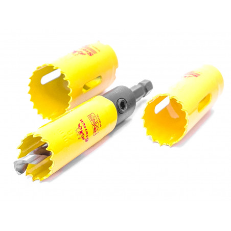 Bimetalová vykružovacia korunka (Ø19 až 30mm, hĺbka 51mm) HSS, Starrett DEEP CUT