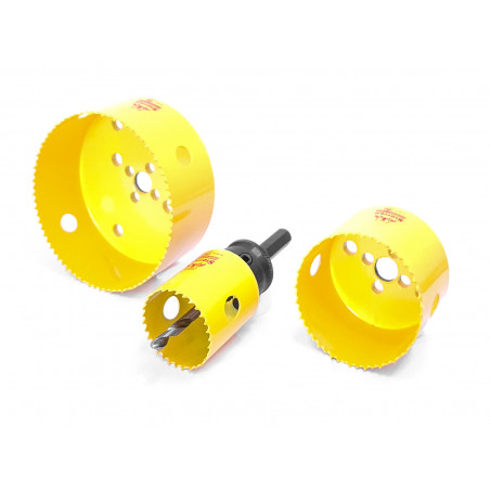 Bimetalová vykružovacia korunka (Ø32 až 152mm, hĺbka 51mm) HSS, Starrett DEEP CUT