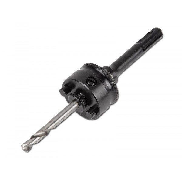 Rýchloupínací tŕň, unášač s predĺženým HSS stredovým vrtákom pre korunky 32-210mm SDS+ STARRETT