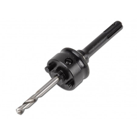 Rýchloupínací tŕň, unášač s predĺženým HSS stredovým vrtákom pre korunky 32-210mm SDS+ STARRETT