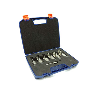 Sada korunkových vrtákov Weldon 19, HSS-XE (6-dielna, hĺbka 30mm) AGP