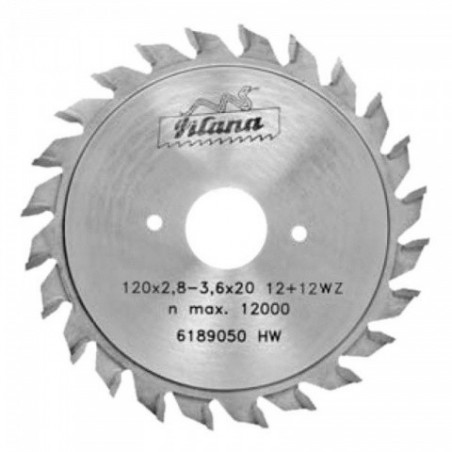 Predrezový pílový kotúč na drevo SK 5393.1 WZ HP - dvojdielny