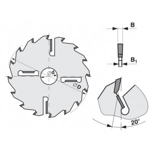 Pílový kotúč na drevo SK 5394.1 FZ MASSIVE 2
