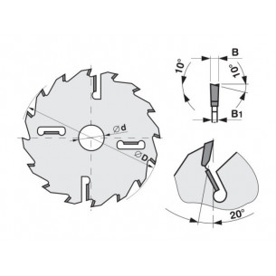 Pílový kotúč na drevo SK 5394.1 WZ EFFECTIVE 2