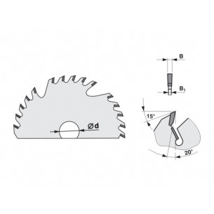 Pílový kotúč na drevo SK 5333.1 FZ 2