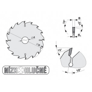 Pílový kotúč na drevo SK 5381-13 WZ 2