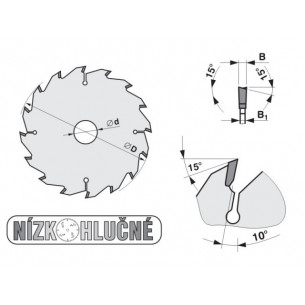 Pílový kotúč na drevo SK 5381-16 WZ 2