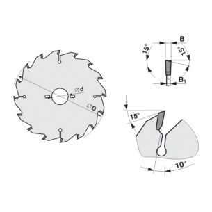 Pílový kotúč na drevo SK 5381-20 WZ 2