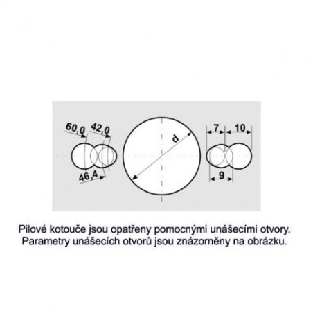 Pílový kotúč na drevo SK 5381-35 60 WZ (700x4,0 / 3,0x30)