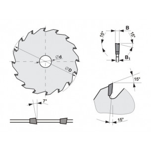 Pílový kotúč na drevo SK 5381 WZ SSW 2