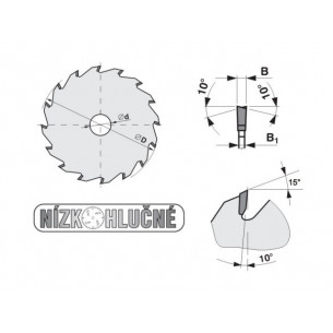 Pílový kotúč na drevo SK 5398-11 WZ L 2
