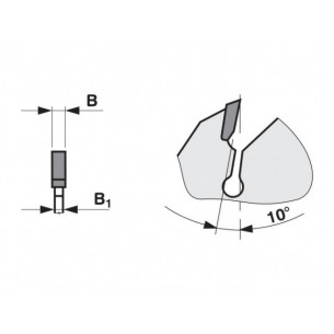 Pílový kotúč na drevo SK 5396 WZ do kolísavých puzdier 2