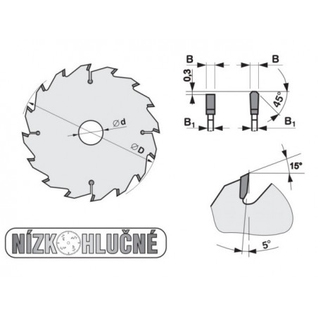 Pílový kotúč na kov SK 5387-11 TFZ P
