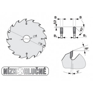 Pílový kotúč na kov SK 5387-13 TFZ P 2