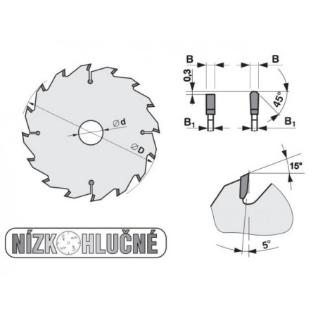 Pílový kotúč na kov SK 5387-13 TFZ P
