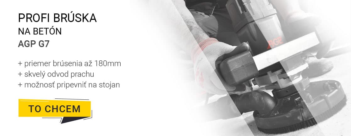AGP G7 profi brúska na betón